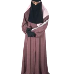 Embroidered Front Open Abaya