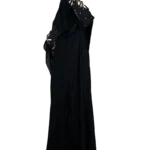 Leaves Sleeves Embroidered Abaya