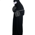 Leaves Embroidered Abaya